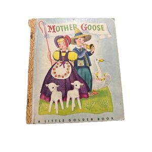 MOTHER‎ GOOSE Little Golden Book Vintage 1942